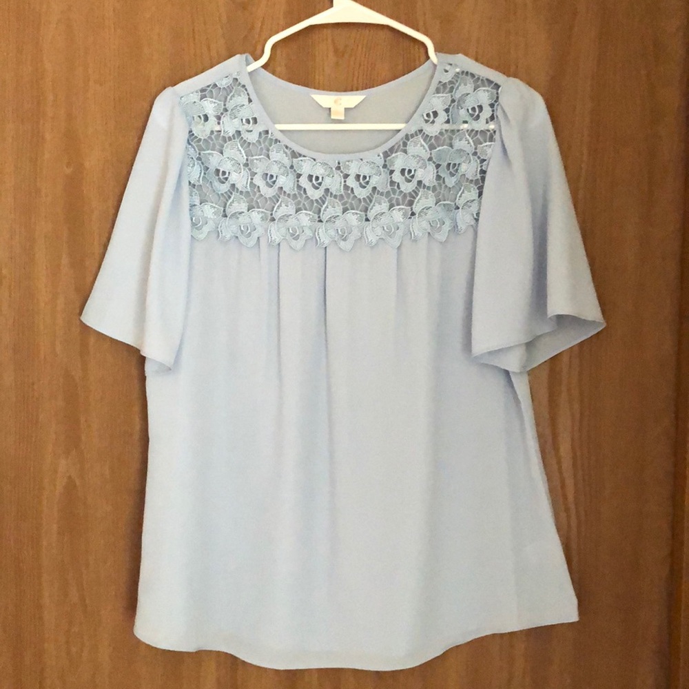 Baby Blue Blouse